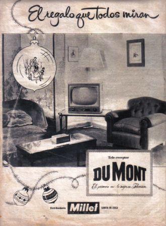Ad DUMONT El Hogar 1953