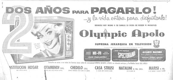 Ad OLYMPIC 1959